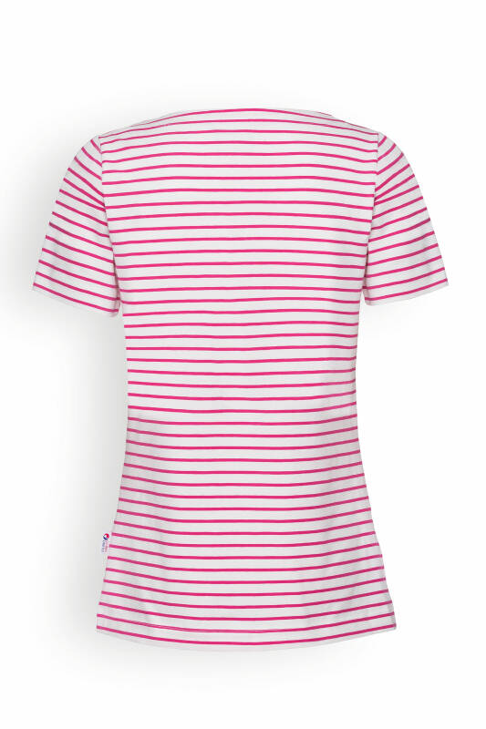 Shirt Damen - 1/2 Arm weiß/pink