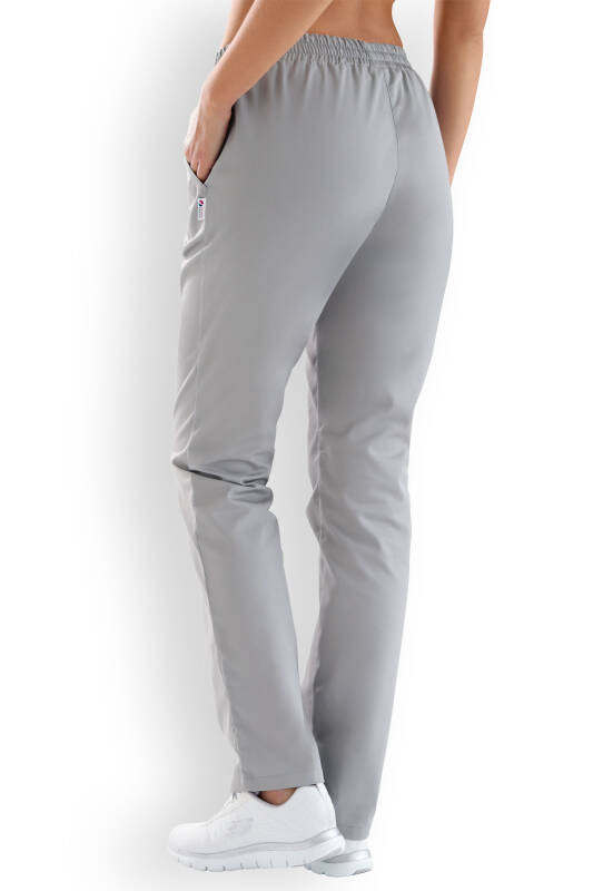 CORE Pantalon Femme - Taille légèrement descendue gris