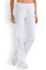 Hose für Damen Weiß Rundumgummi