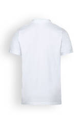 T-shirt Stretch Homme - Col polo - Boutonné blanc