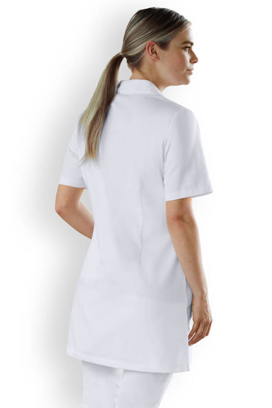 Kurzmantel für Damen Hemdtragen Weiß