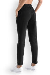 Comfort Stretch Hose Damen - elastischer Strickbund schwarz
