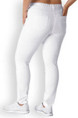 Curved legging Comfort Stretch - elastische tailleband wit