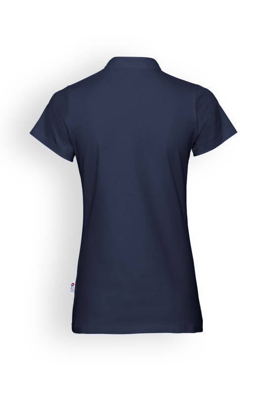 Stretch Shirt Damen - Stehkragen navy