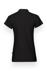 Stretch Shirt Damen - Stehkragen schwarz
