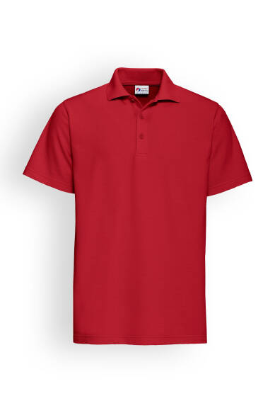 CD ONE Shirt mixte - Col polo rouge