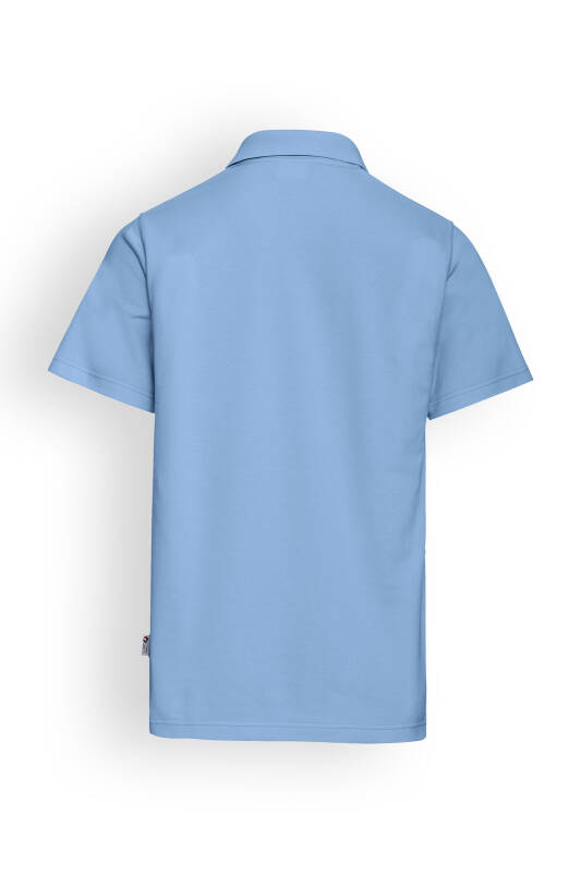 CORE Shirt Unisex - Polokragen himmelblau