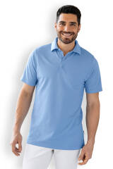 CORE Shirt mixte - Col polo bleu ciel