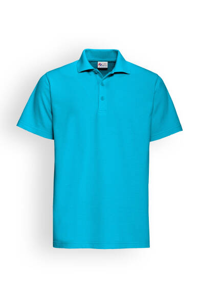 CD ONE T-shirt mixte-Col polo turquoise
