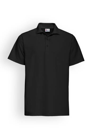 CD ONE T-shirt mixte-Col polo noir