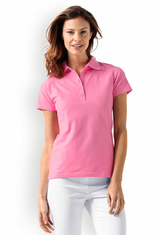 Damen-Shirt Poloshirt Rosy Pink