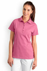 Damen-Shirt Poloshirt Rosenholz