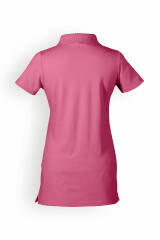 Stretch Longshirt Damen - Polokragen rosenholz