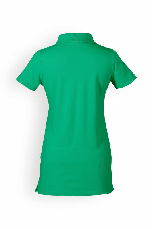 Longshirt Damen Polokragen Irischgrün