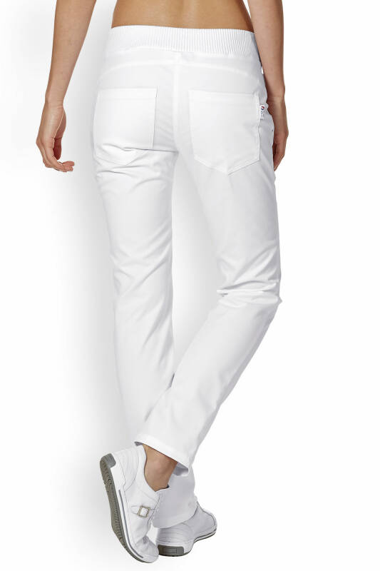 Damen Bekleidung Hosen und Chinos Hose mit gerader Passform Fabiana Filippi Baumwolle Gerade Hose in Weiß 