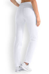 CORE Comfort Stretch Pantalon 5 poches Femme - Jambe droite blanc