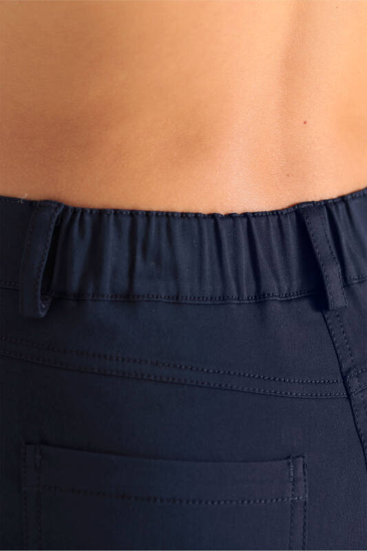 Comfort Stretch 5-Pocket Hose Damen - schlankes Bein navy