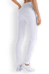 CORE broek dames stretch - smalle pijp wit