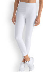 Comfort Stretch Pantalon Femme - Legging longueur 7/8 blanc