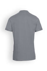 Herrenshirt mit Stehkragen Steingrau