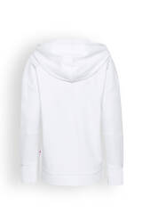Damenjacke mit Kapuze Weiß