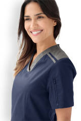 Schlupfkasack Damen Armtasche Navy
