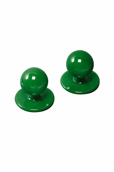 Gastro Boutons boules mixtes - 12 pièces vert