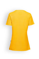 Damen-Longshirt Sonnengelb V-Ausschnitt