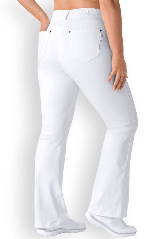 Damenhose 5-Pocket Weiß (Curved)
