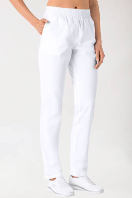 CORE Pantalon mixte - Taille haute blanc