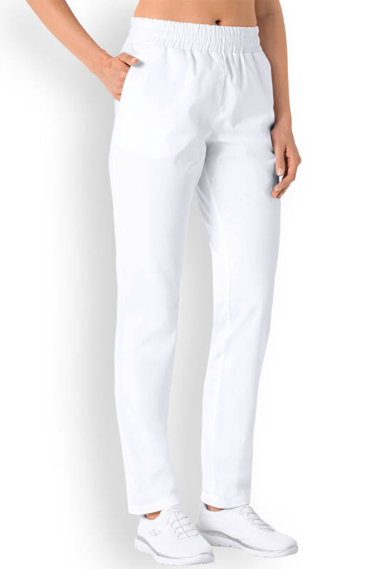 CORE Pantalon mixte - Taille haute blanc