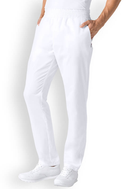 CD ONE Pantalon mixte - Taille haute blanc