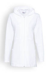 Damen-Jacke mit Kapuze Weiß