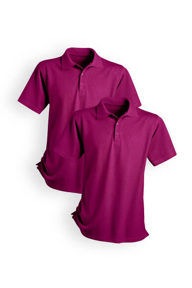 CORE lot de 2 Shirt mixte - Col polo berry