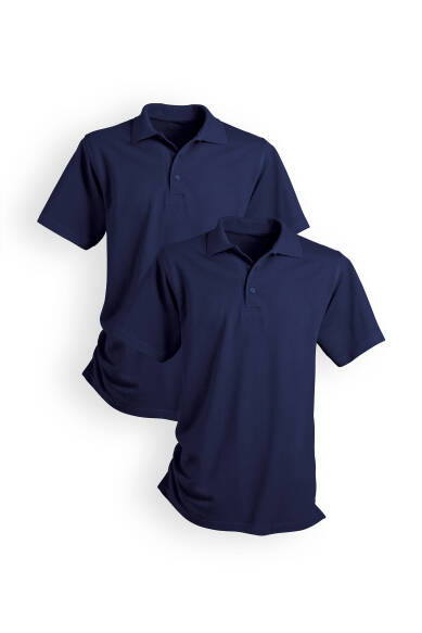 CORE lot de 2 Shirt mixte - Col polo navy