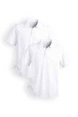 CORE lot de 2 Shirt mixte - Col polo blanc