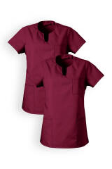 Doppelpack Damen-Schlupfkasack Bordeaux