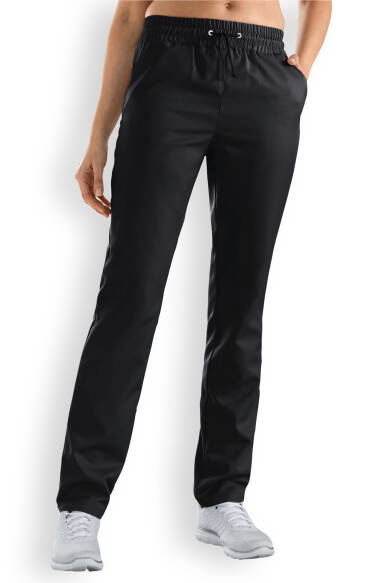 Tencel Pantalon mixte - Ceinture élastiquée noir