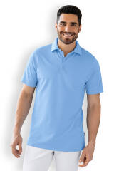 CORE Shirt Unisex - Polokragen hellblau