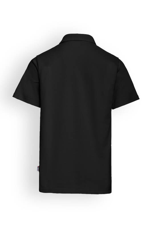 CORE Shirt mixte - Col polo noir