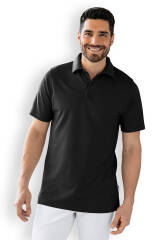 CORE Shirt mixte - Col polo noir