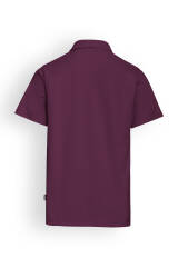 CORE Shirt mixte - Col polo prune
