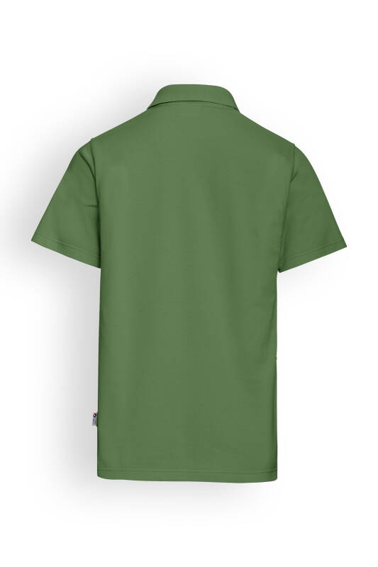 CORE Shirt mixte - Col polo vert prairie