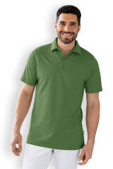 CORE Shirt mixte - Col polo vert prairie