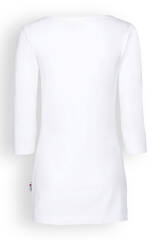 Doppelpack Damen-Longshirt Weiß