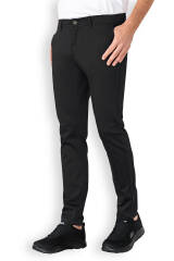 Comfort Stretch Pantalon Homme - Style Chino noir