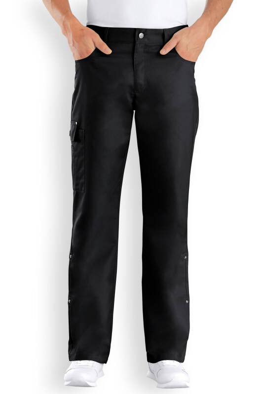 Just STRONG Pantalon mixte - Ceinture partiellement élastiquée noir