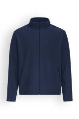 Veste polaire Homme - Col officier bleu nuit