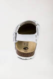 Damen Clog - Fersenriemen - Motivdruck - weiss/bunt