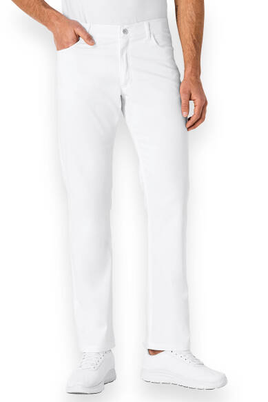 CORE Comfort stretch 5-pocket broek heren - rechte pijp wit